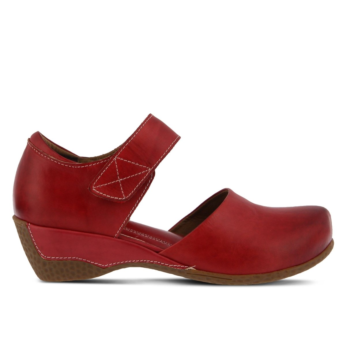 Spring Step Women's Gloss Red Leather