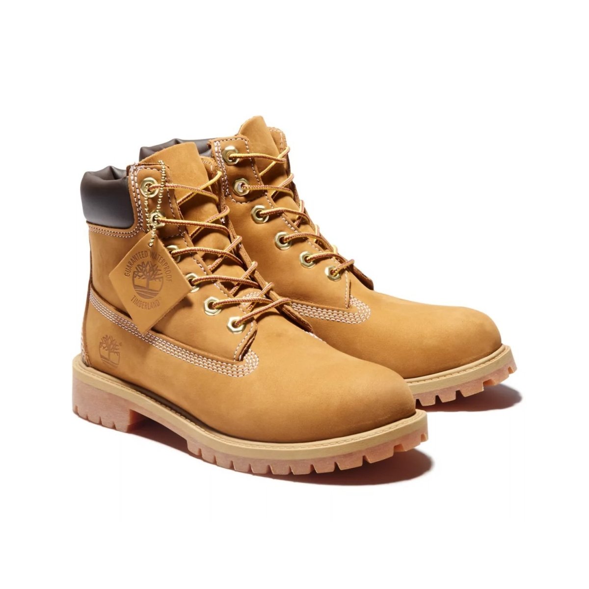 Timberland Kid's GS (Grade School) 12907 Classic WATERPROOF 6-Inch Boot Wheat Tan Buc