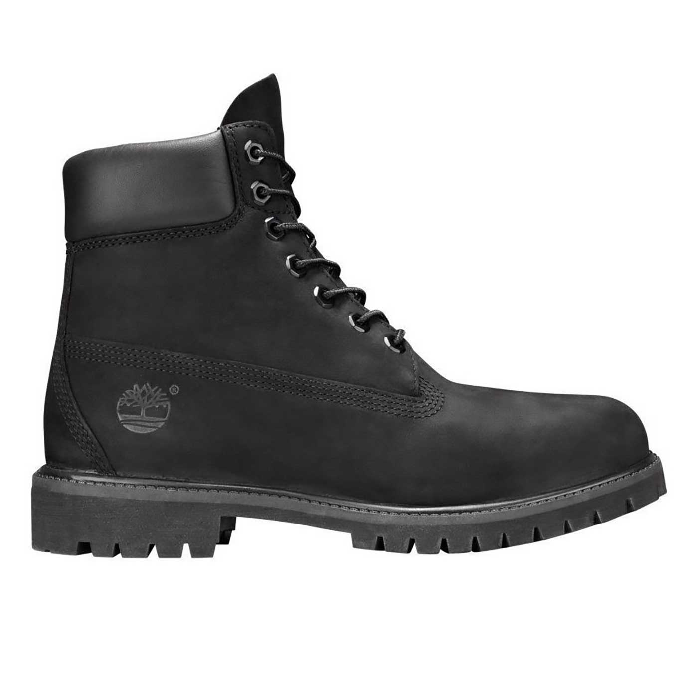 Timberland Men's 10073 6-Inch Premium Black Nubuck Waterproof