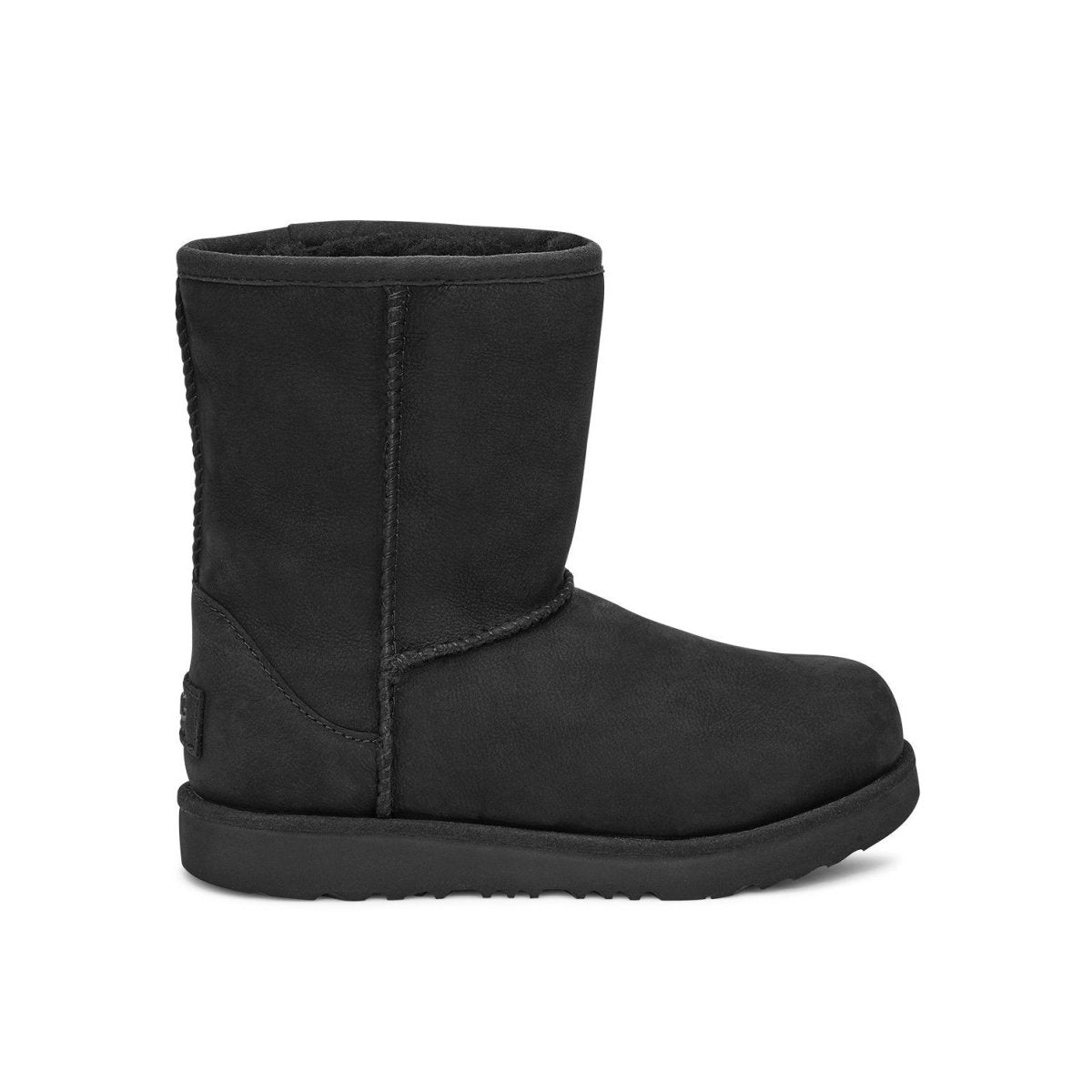 UGG Girl's Classic II Short Waterproof Black (Sizes 13-4)