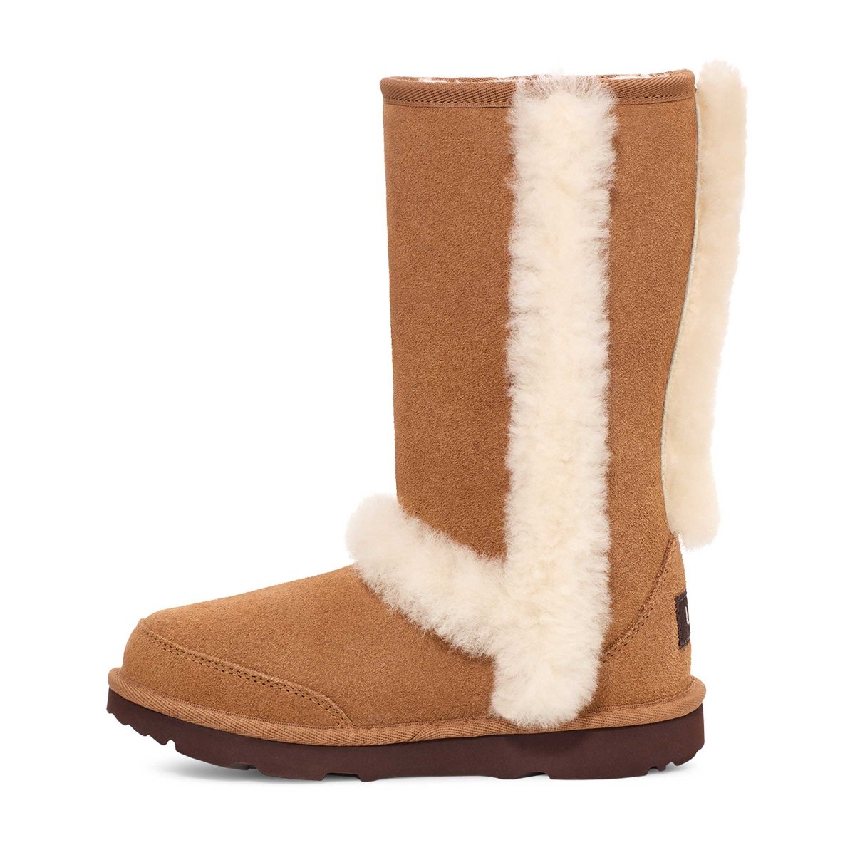 UGG Girl's Sunburst Tall Chestnut