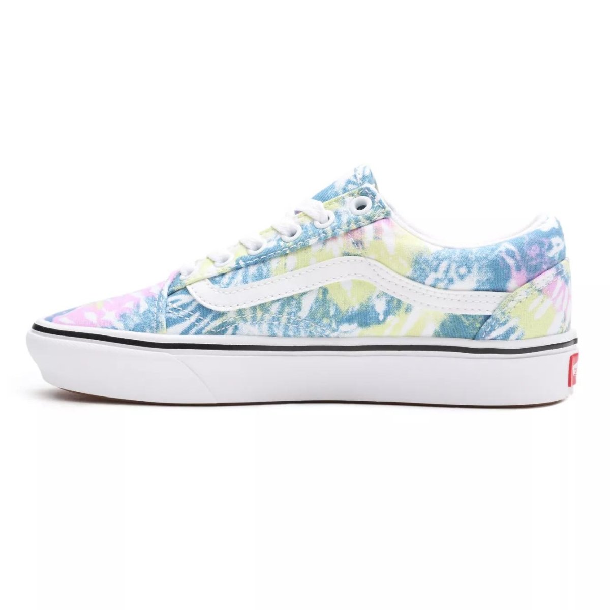 Vans Unisex Comfy Cush Old Skool Tie Dye Orchid/True White