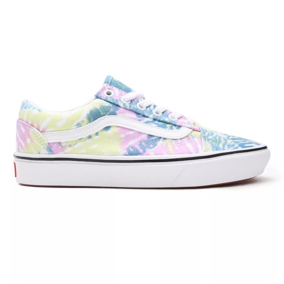 Vans Unisex Comfy Cush Old Skool Tie Dye Orchid/True White