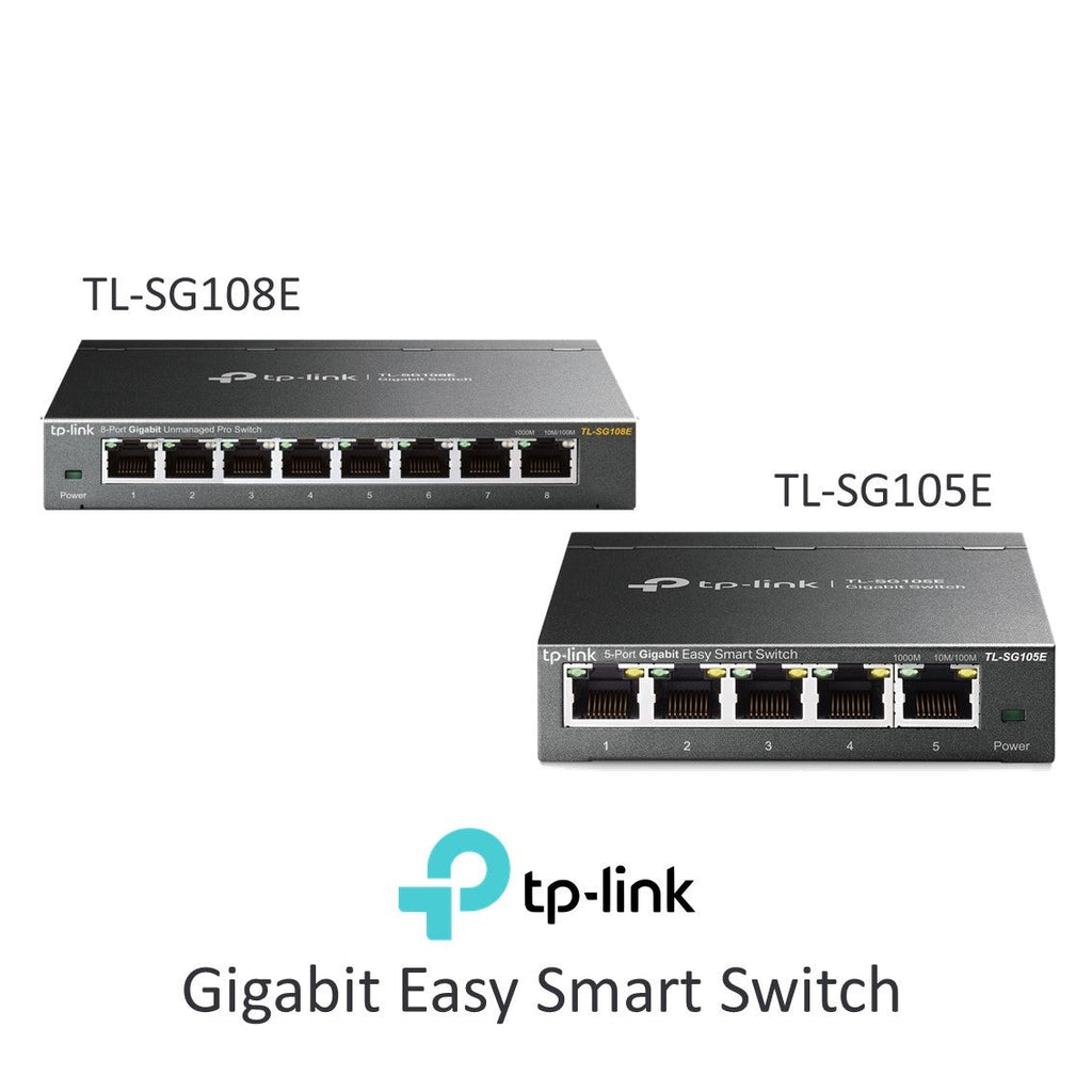 TP-Link TL-SG105E 5 Port / TL-SG108E 8 Port Gigabit Switch