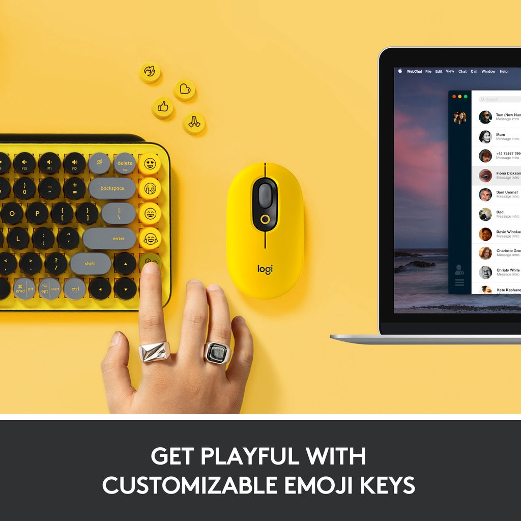 Keys Mechanical Wireless Keyboard with Customisable Emoji – ALL IT