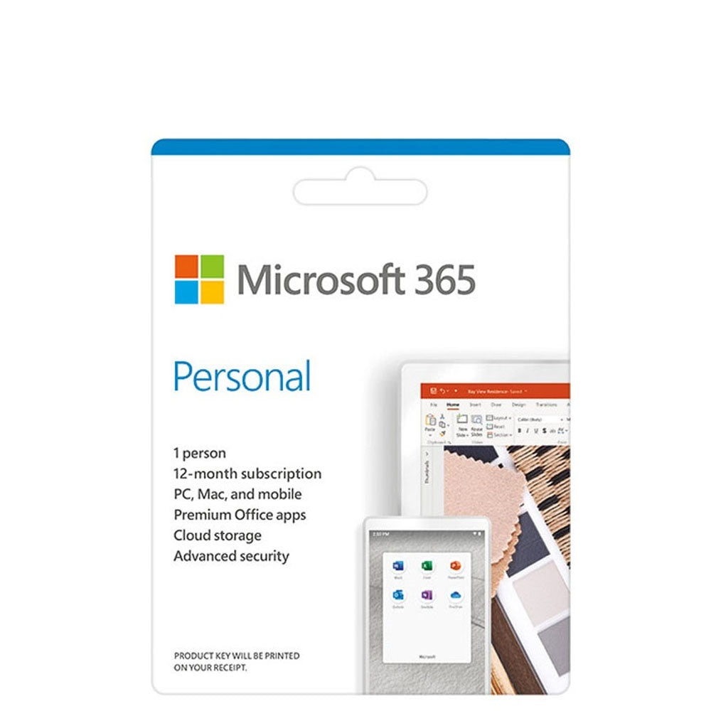 Discounted Microsoft 365 Personal Pocket Version (Retail Packaging, De –  ALL IT Hypermarket