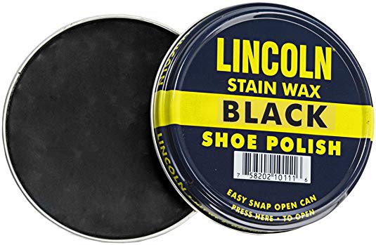 Black Shoe Polish - Lincoln Stain Wax 