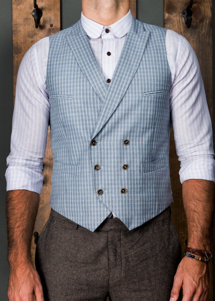 Man Casual Vest With Collar Woolen Fabric Single Breasted 5 Buttons Nocth Lapel  Vest Waistcoat  Buy Casual VestMan VestCollar Vest Product on Alibabacom