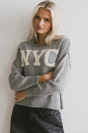 NYC Cable Knit Sweater - Groovy Mimi