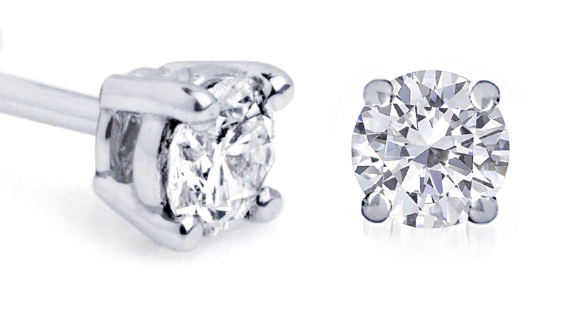 0.50ct. t.w. VS1 Diamond Stud Earrings