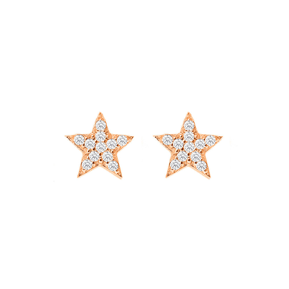 Diamond Star Earrings