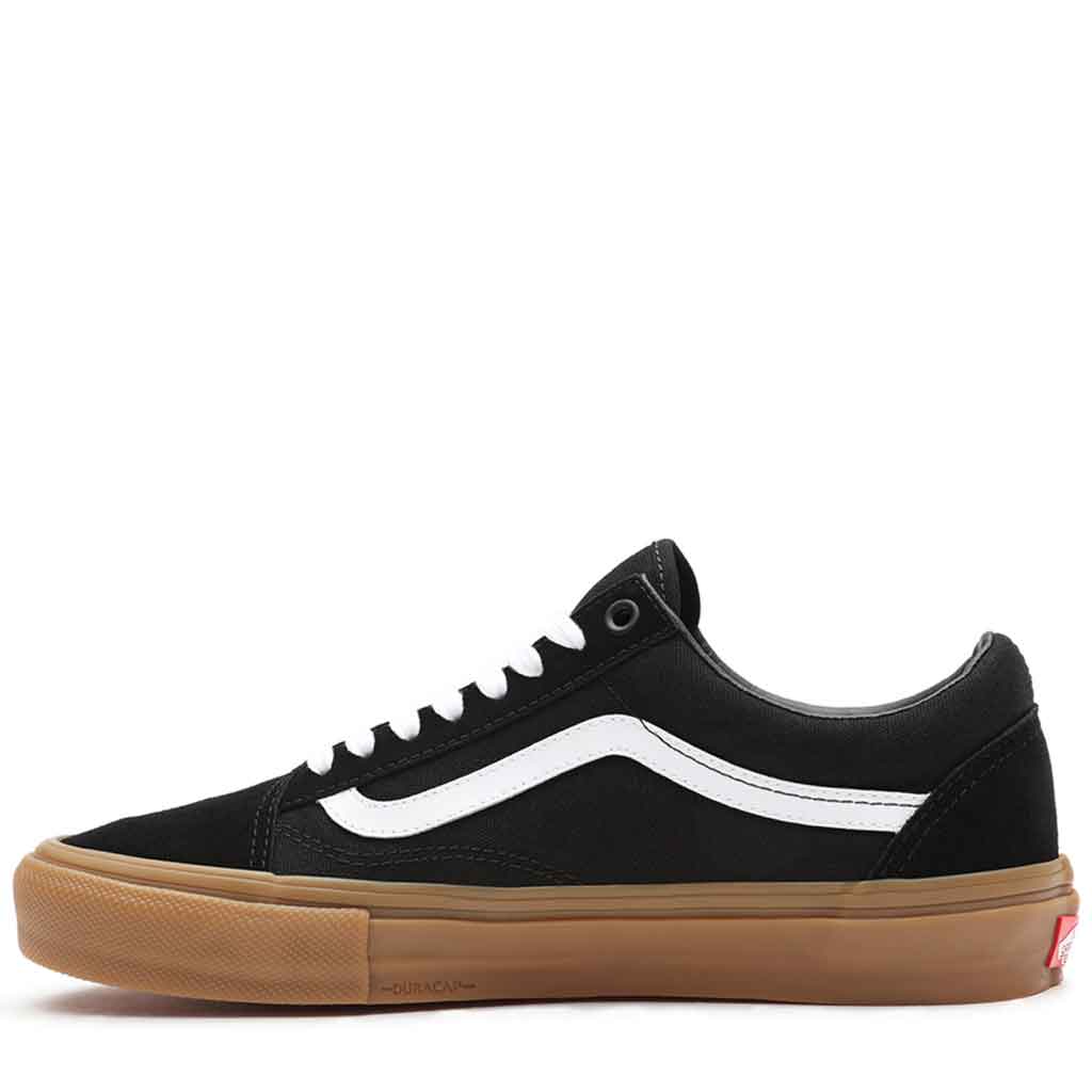 vans black and gum old skool