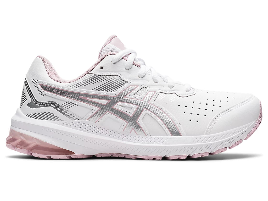 Asics WOMENS GT-1000 LEATHER 2 (D WIDE) White/Pure Silver – Sesto Shoex