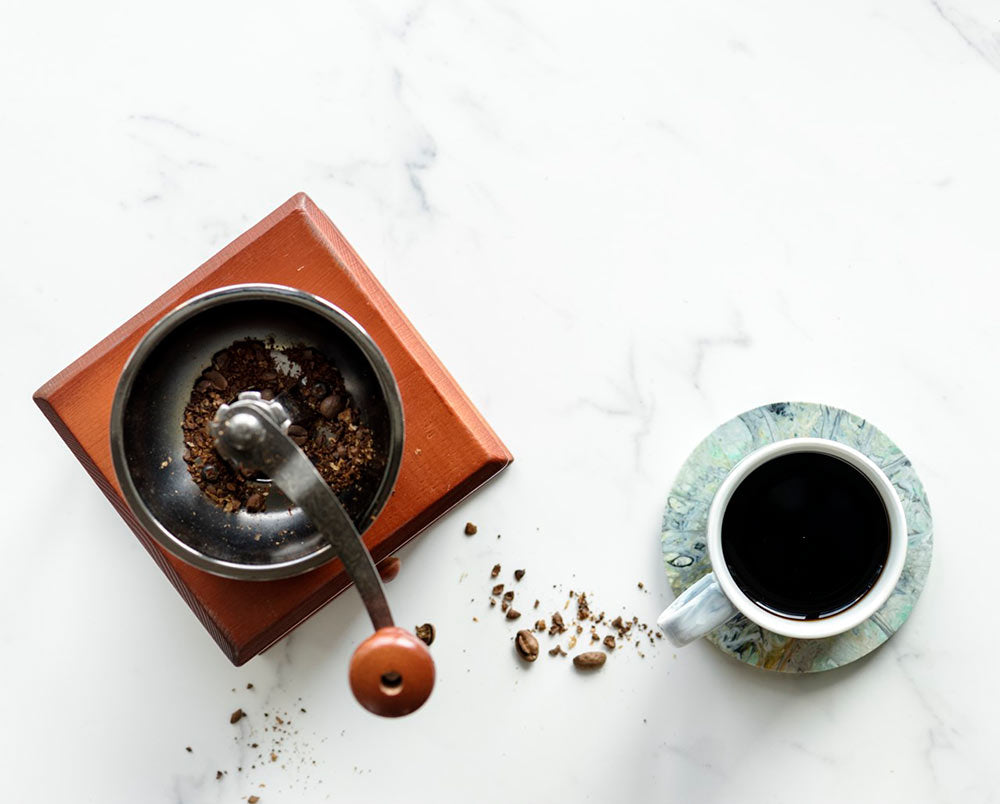 Grinding is one of the important processes in pour over coffee.