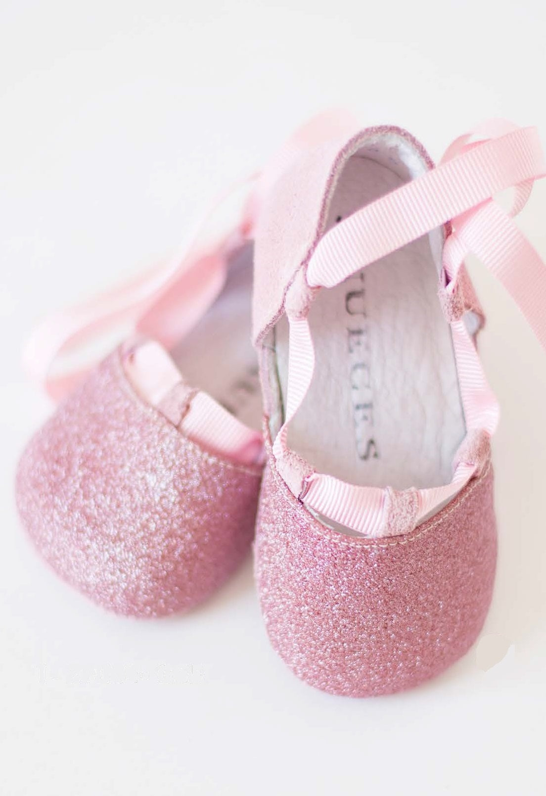 pink baby ballet shoes