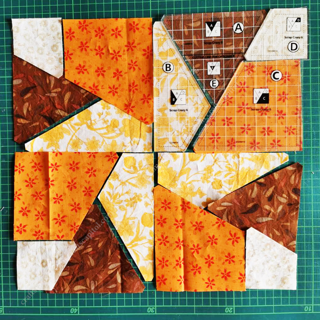 craftscapitol-crazy-patch-block-6-quilting-templates-set-of-4-crafts-capitol