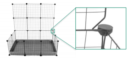 couvercle cavy c&c cage kavee cochon d'inde