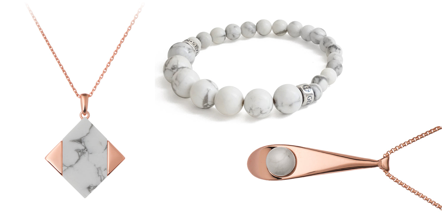 Howlite - the gemstone of Purity and Harmony - Gems In Style