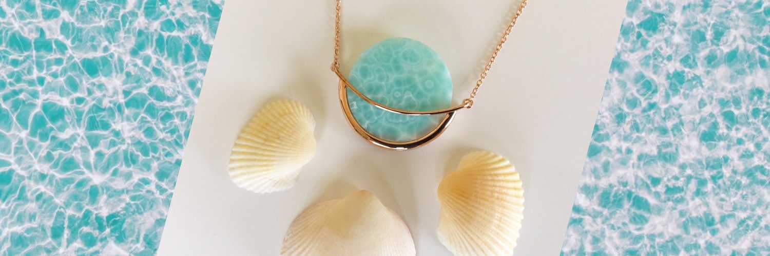Larimar necklace by Gems In Style