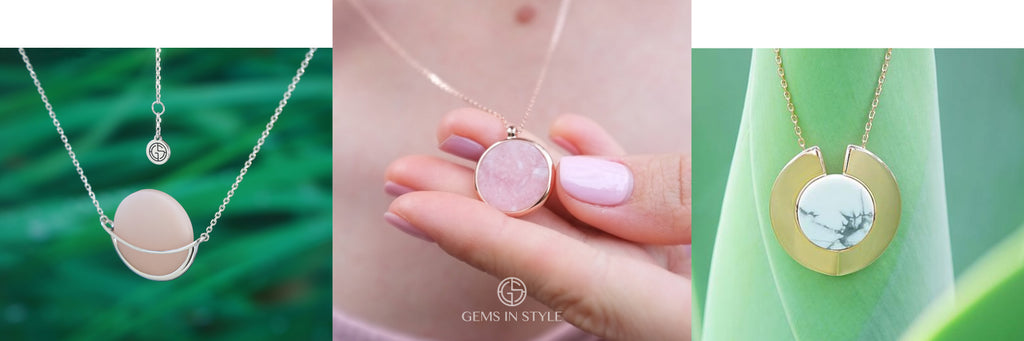 Gemstone Geometric Jewellery by Gems In Style