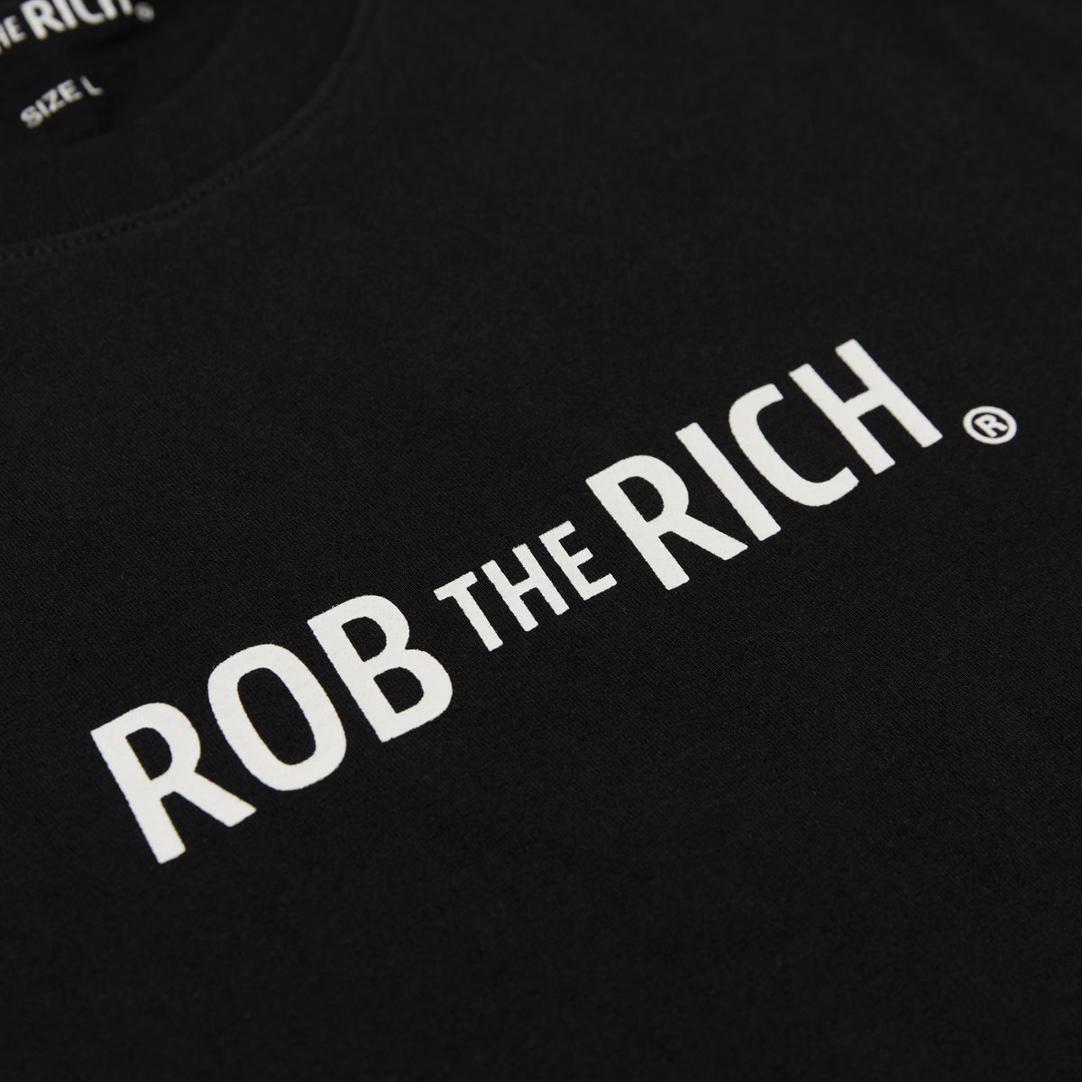 RTR Signature Tee - Black – Rob the Rich