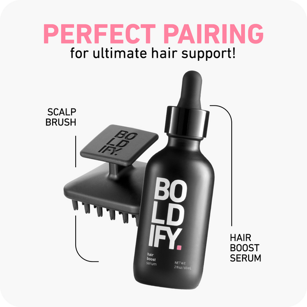 BOLDIFY Hair Boost Serum and Scalp Massage Brush