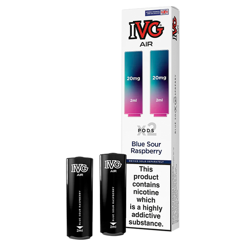 Blue Sour Raspberry IVG Air Replacement Pods