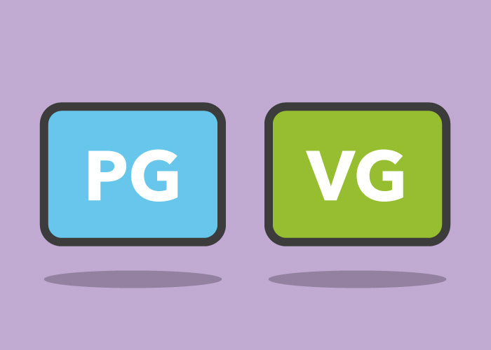 What is PG and VG in E‑liquid?