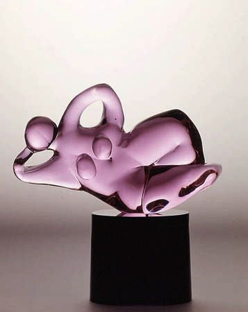 Sculptures & Figurines - Objects of Art glass - Various Collections: Nude  Female Body - sculpture in chalcedony - Original Murano Glass OMG
