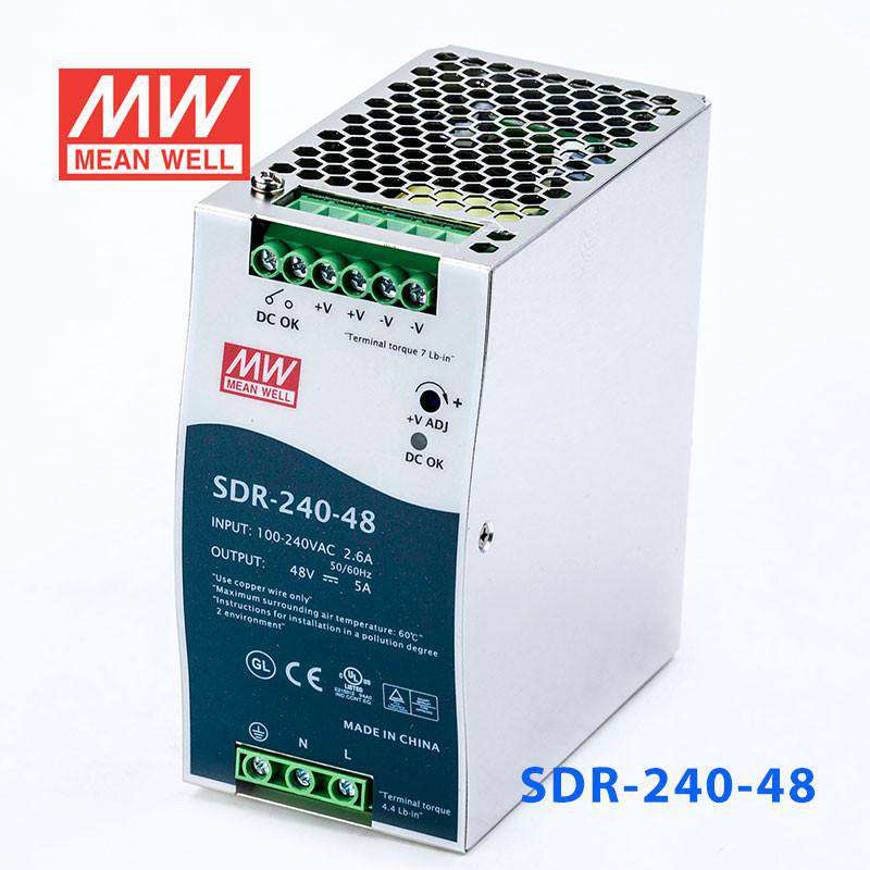 Источник питания SDR-240-24. Блок питания mean well SDR-240-24. Mean well SDR-240-48, блок питания.