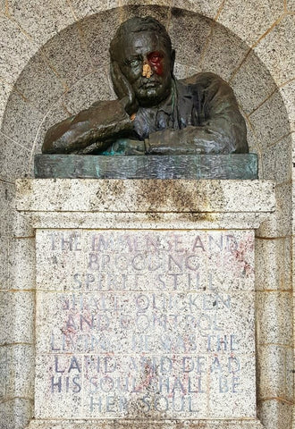 Cecil John Rhodes Statues Defaced At Rhodes Memorial In Cape Town