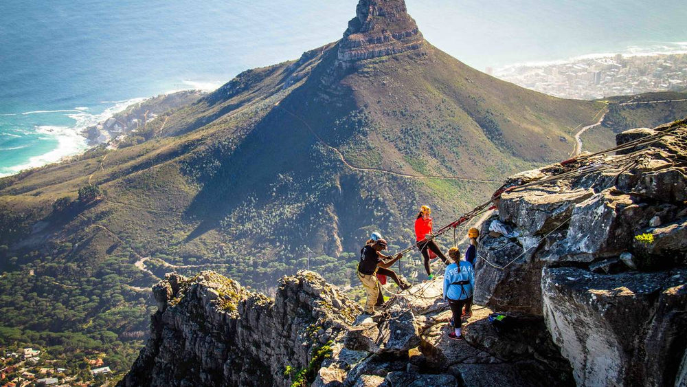 112m Abseil Table Mountain in Cape Town (Western Cape, South Africa ...