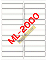 Ml 0600 White 3 1 3 X 4 Shipping Labels 6 Per Sheet Macolabels