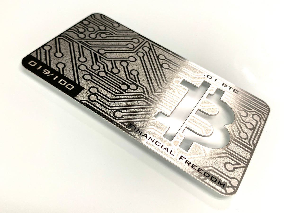 .5 BTC Metal Wallet (Unloaded), Limited to 100 – Lynx Art ...