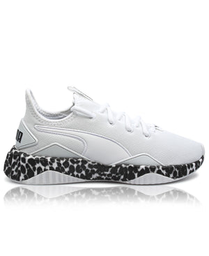 white leopard shoes