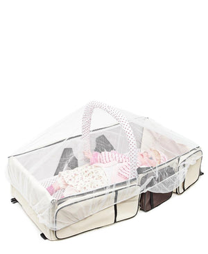 2 In 1 Baby Bag And Bed - Cream