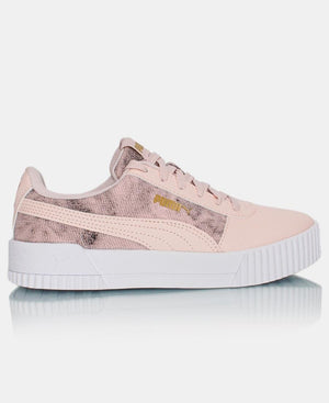 Ladies' Puma Carina Tie-Sneakers - Pink 