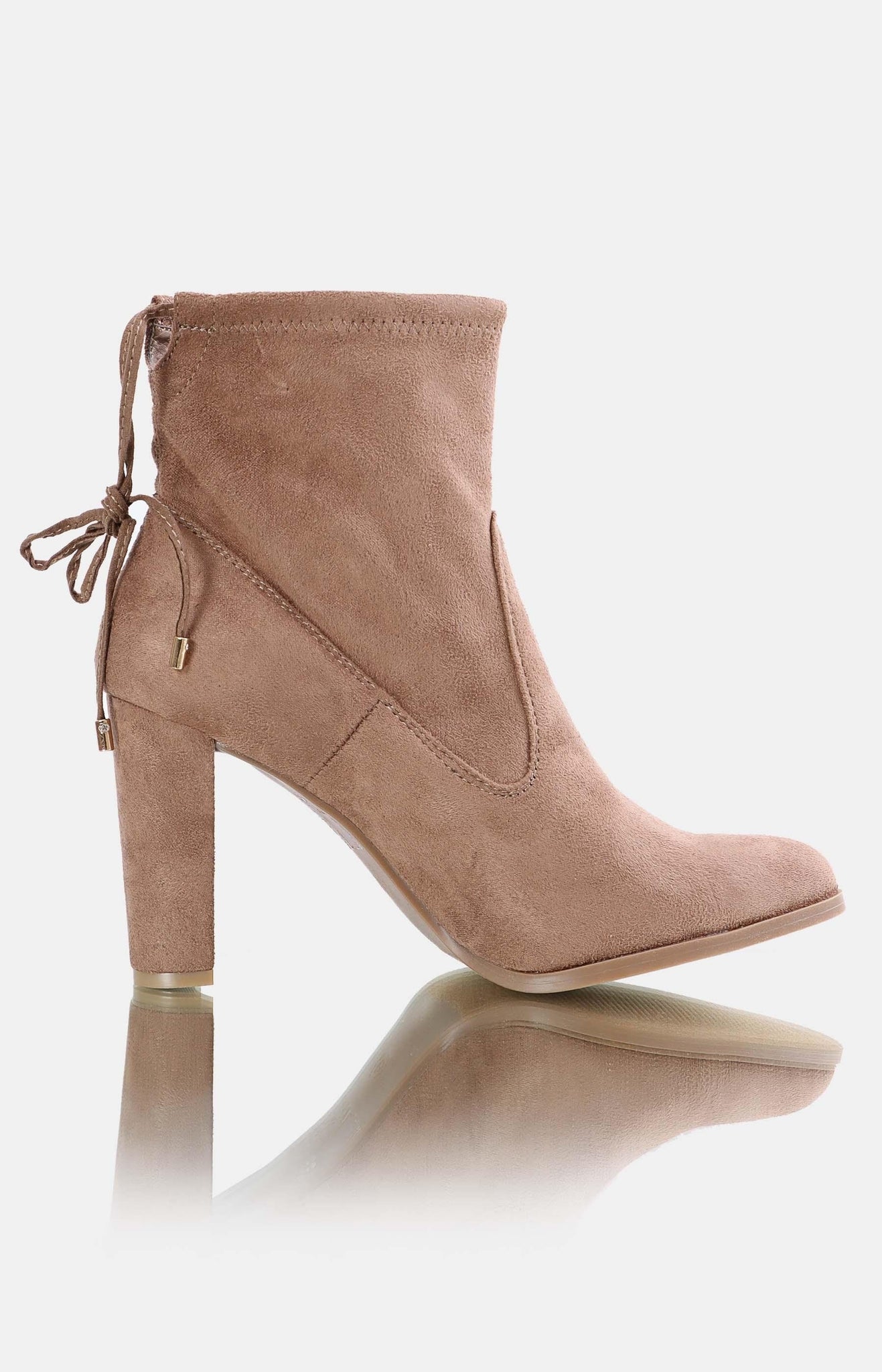 ladies taupe ankle boots