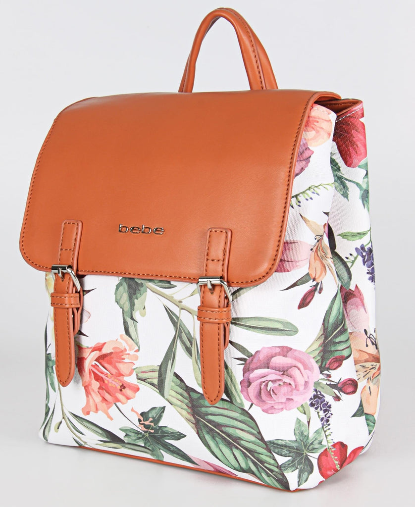 Floral Backpack - Coral