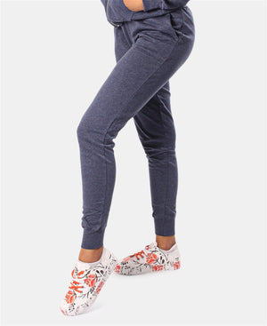 ladies navy track pants