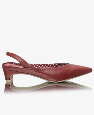 Kitten Heels - Burgundy – Planet54