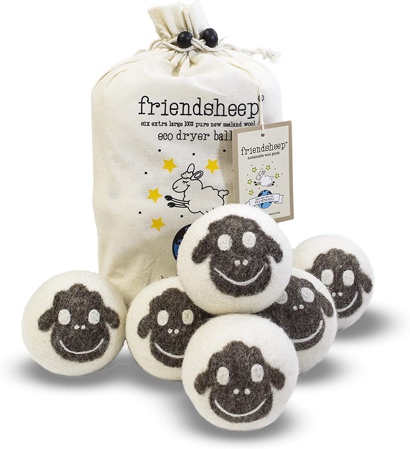 Friendsheep Eco Dryer Balls – BeautyandtheBath