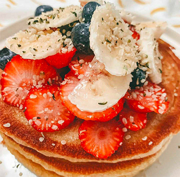 photo of protein pancakes