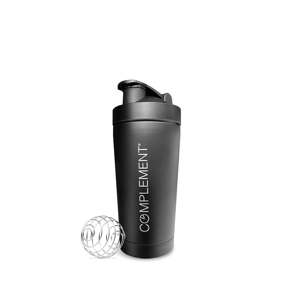 MIXT Energy Shaker Bottle, 16 oz. Shaker Bottle, BPA Free & Lid Mixing  Technology (16 oz, Black)