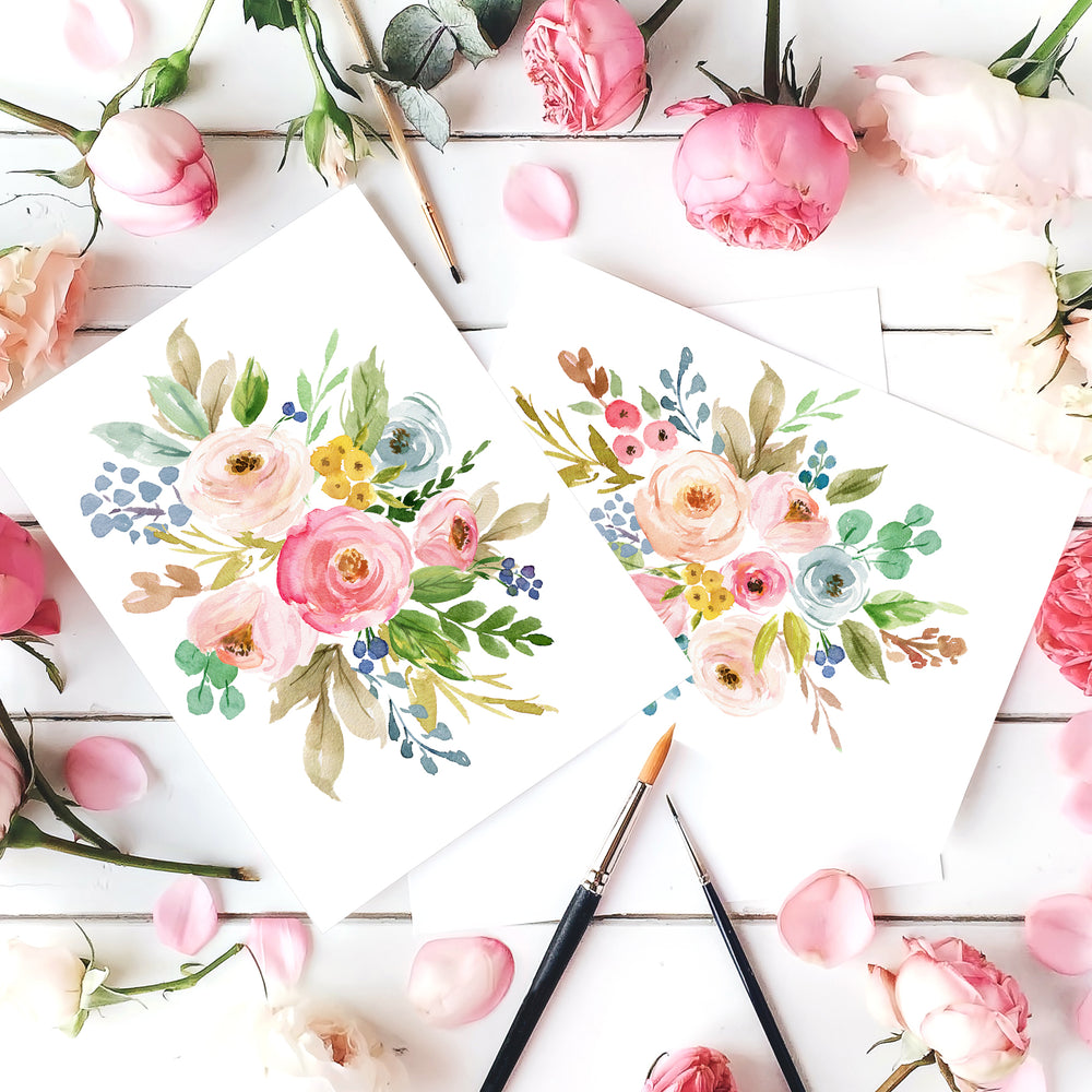 watercolor-floral-wall-art-watercolor-flower-prints-set-of-2