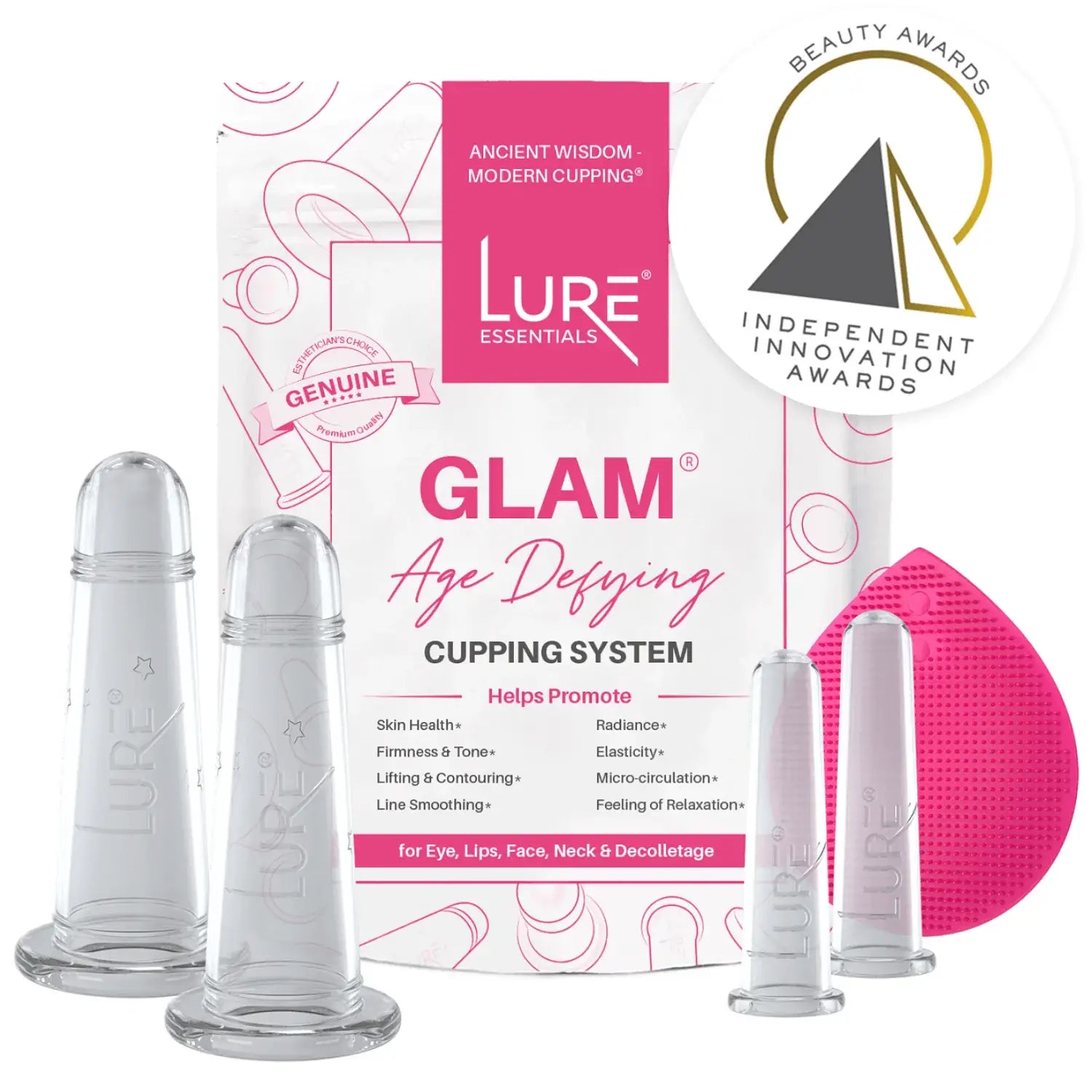 Facial Rejuvenation Massage Cupping Set for Face, Eyes, Neck