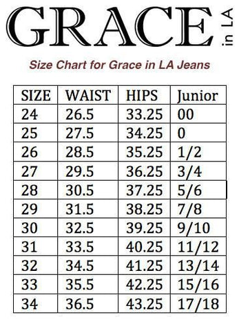 Grace in LA Easy Fit Women's Ray Boot Cut Jeans