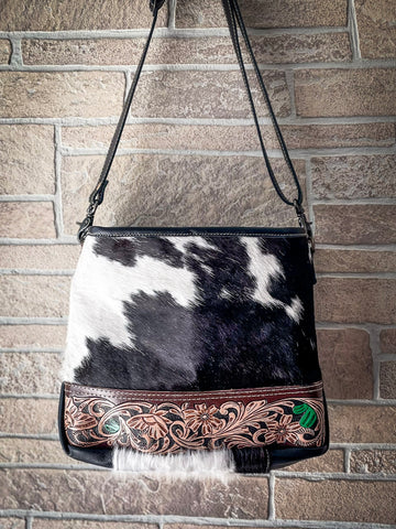 Myra Bags Romola Tooled Leather Western Bag Strap - Jackson's Western