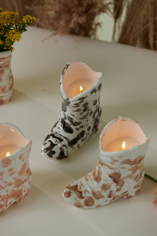 Cowboy Boot candles inspired by Nashville