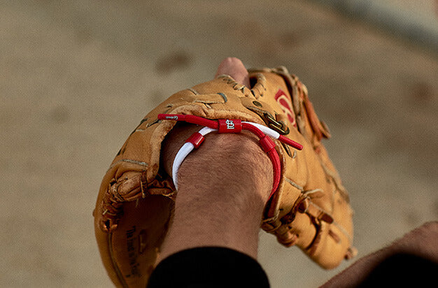 Rastaclat Baseball St Louis Cardinals Infield Braided Bracelet - Red and  Blue - Sports Diamond